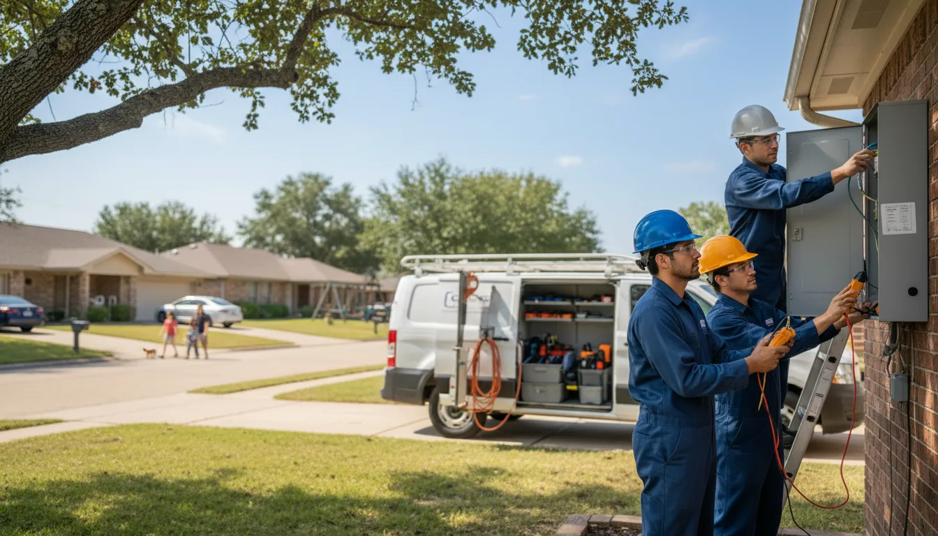 Certified electrician providing emergency electrical services in Marion, AR